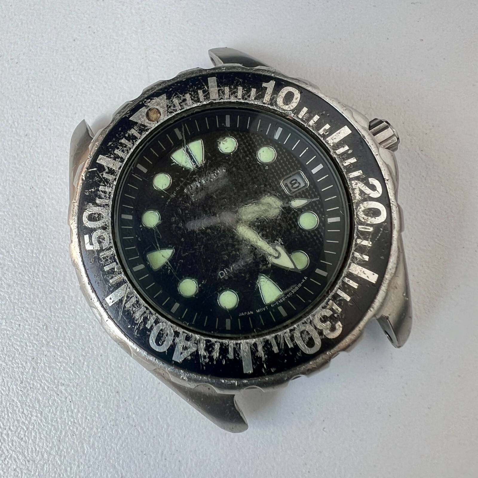 Compressor 300M Vintage Watch GN-4W-UL Black Mens Eco-Drive Citizen Dial Divers - VintageWatches.PK Compressor 300M Vintage Watch GN-4W-UL Black Mens Eco-Drive Citizen Dial Divers - vintagewatches.pk