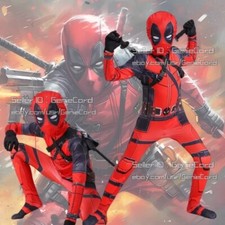 Red Deadpool Costume Cosplay Kids Bodysuit Boys Children's Day Fancy Dress Party