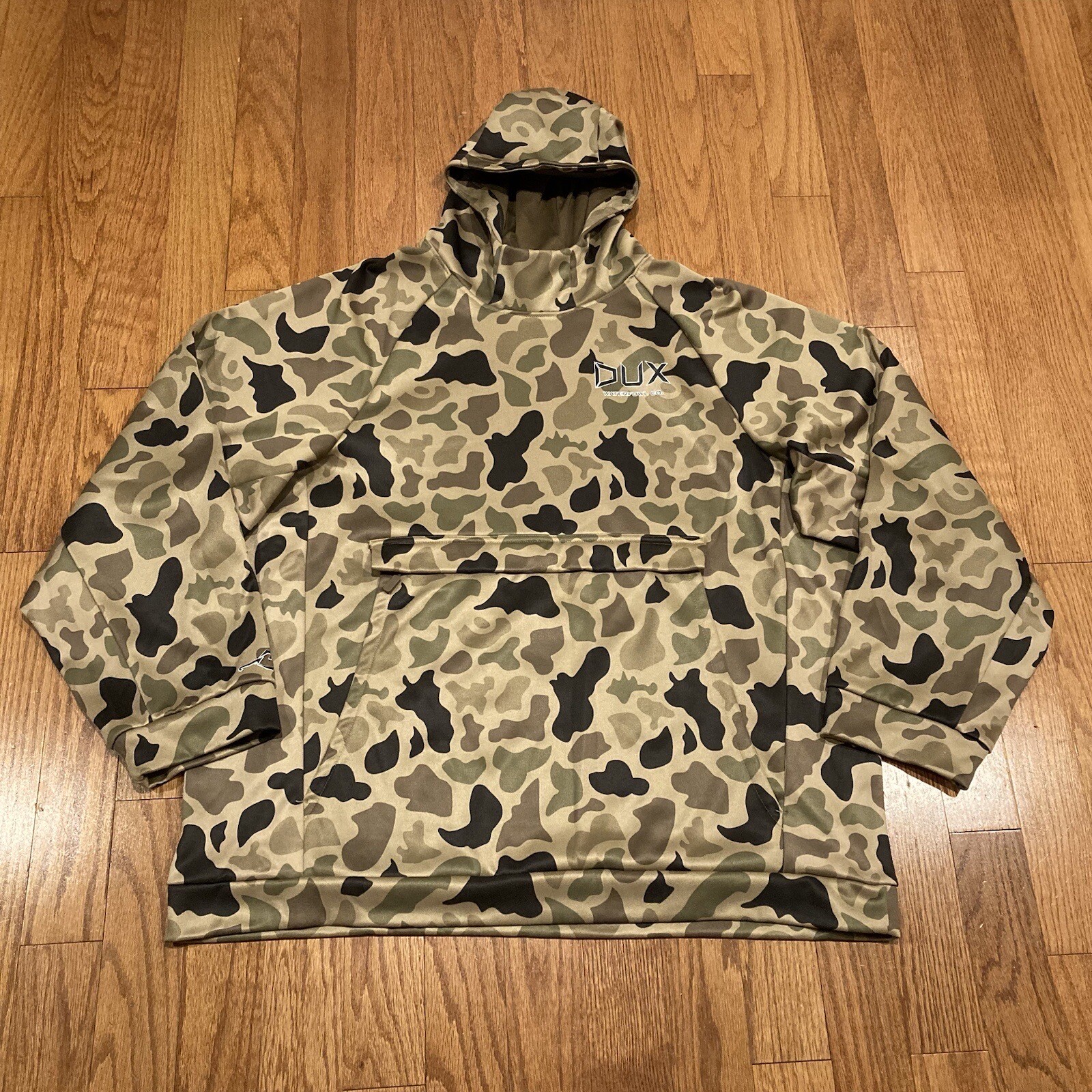 DUX Waterfowl Co. Heavyweight Camo Pullover Hoodie Size 3XL 100 Polyester NWOT! eBay