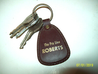  The Pro Line Roberts Auto Speakers Advertising Keychain Used Free Shipping 