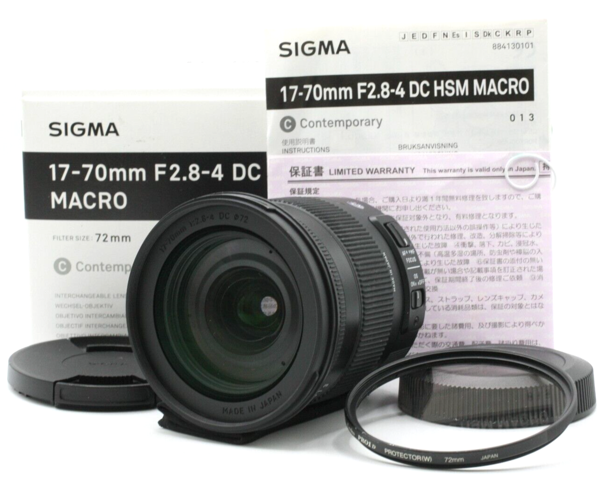 Video[N Mint+] SIGMA 17-70mm F2.8-4 DC OS HSM Macro Canon EF-S