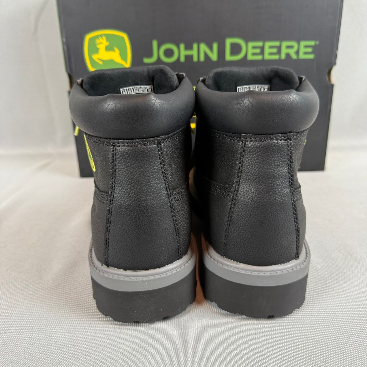 Skechers x John Deere Sergeants Dozer Industrial Boots Mens 14 Black Skechers x John Deere Sergeants Dozer Industrial Boots Mens  main image 2