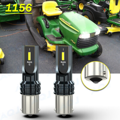 2 Brite LED light bulbs for Deere LT133 LT150 LT155 LT160 LT166 LT170 LT180 455D