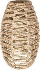 Rattan Lampshade Hemp Rope Woven Pendant Farmhouse Retro Home Decoration Gift