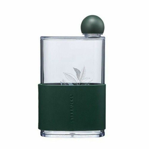 Botella de agua Starbucks Corea manga hoja de café 414 ml 2021 Summer Core Md verde - Imagen 3 de 3