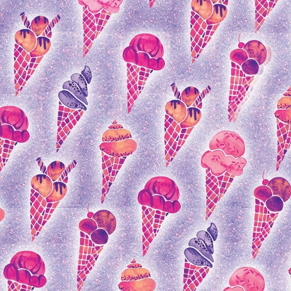 Botella de agua aislada de acero inoxidable SKYZ Cat Coq 17 oz - impresión de cono de helado Foto 2 de 4