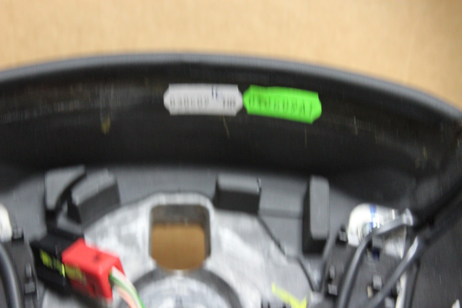 Driver Steering Wheel Black Red Stitch OEM Ferrari California 2010