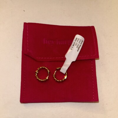 Hey Harper Dove Huggies Earrings (11399)