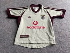 BENFICA FC &lsquo;Adidas&rsquo; Away Shirt 2001-2002 (Childs Small Boys) Vintage&nbsp;