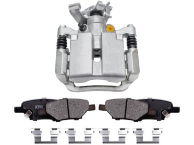 Detroit Axle 29MK18R Rear Brake Pad and Caliper Kit Fits 2004-2007 Saturn Ion