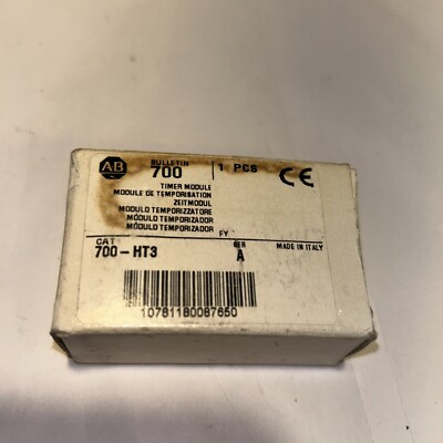 Allen Bradley 700-HT3 timing relay Module New In Box Ser A Poor Box