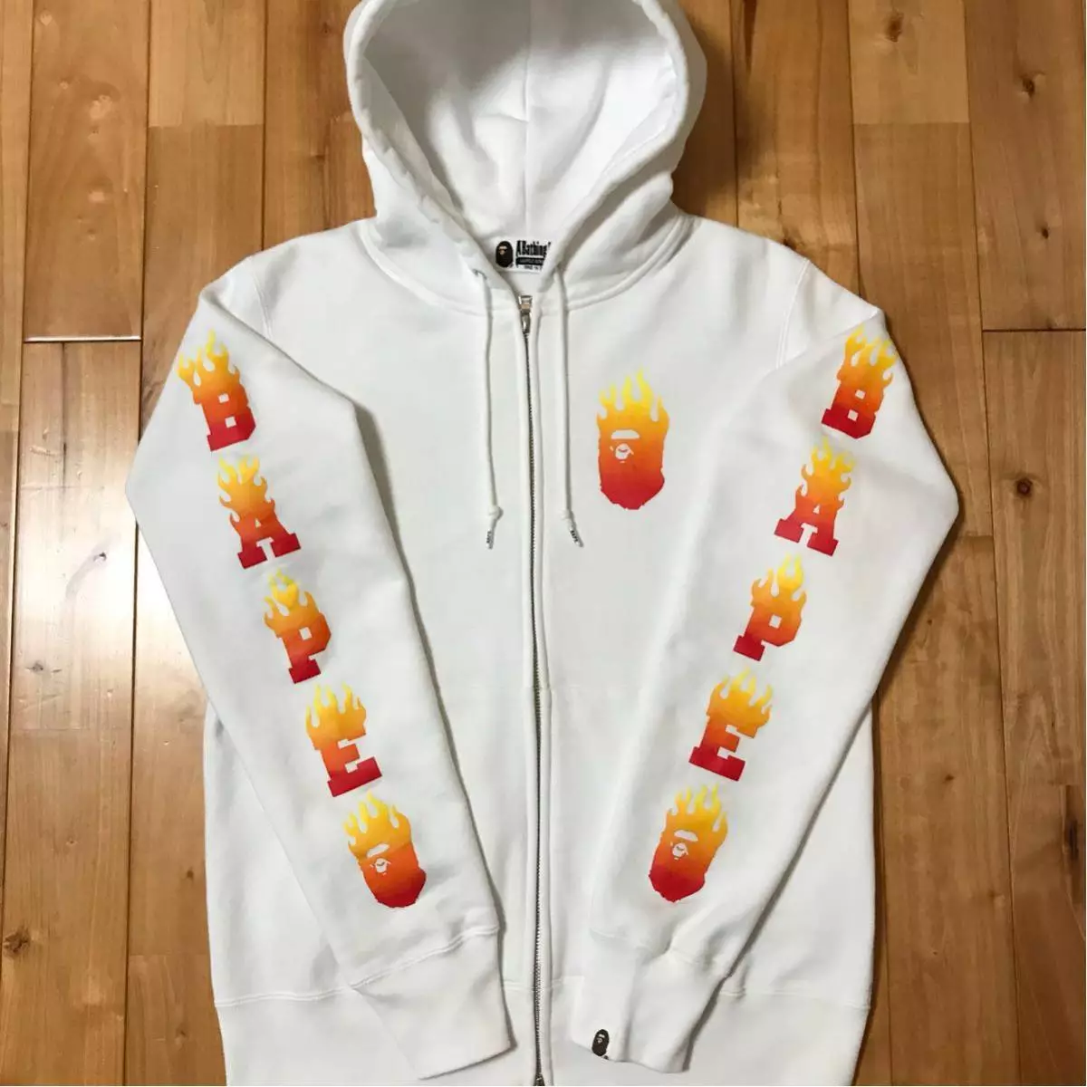 極美品 APE ファイヤー パーカー XL FLAME | atyaf.ly