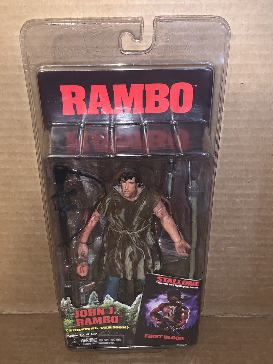 NECA ランボー サバイバルver アクションフィギュア NECA ファーストブラッド - ランボー サバイバル バージョン 7