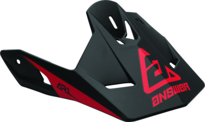 Answer AR1 Bold Visor - Black/Red 446056 for AR1 Helmet