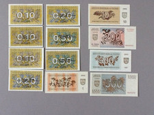 Lithuania 12 Note Lot: See Below for List
