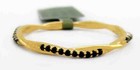 GENUINE BLACK ONYX RING 14K YELLOW GOLD PLATED (.925) - New With Tag — photo 4