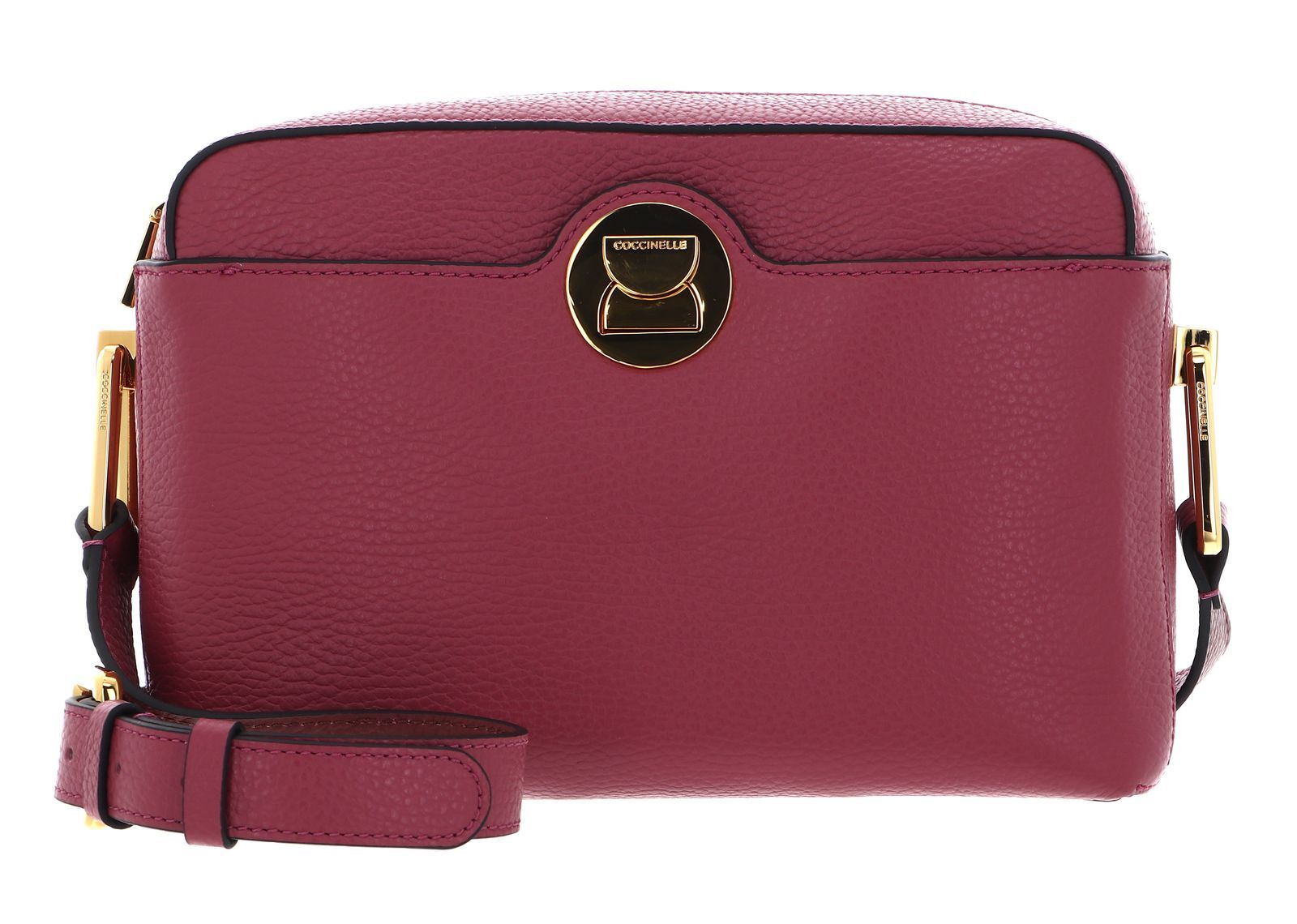 COCCINELLE Liya Handbag Grained Leather Rosewood / Brandy