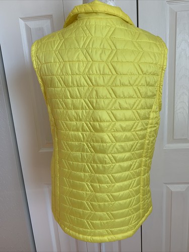 NEW WESTBOUND Woman’s Sleeveless Jacket Vest Packable Yellow sz Medium - Picture 4 of 4