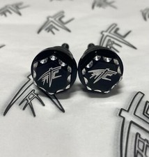 BLACK DIAMOND CUT ENGRAVED LOWER SIDE FAIRING BODY BOLTS 99-22 SUZUKI HAYABUSA