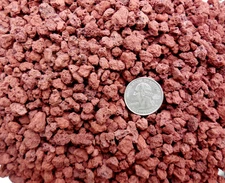 3 Gal. - 3/8" - 1/4" Red Lava for Bonsai Soil, Succulents, Cactus & soil mixes