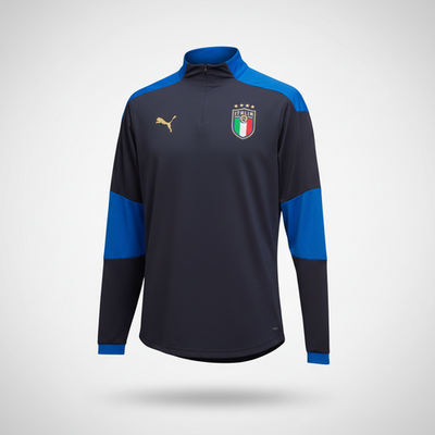 PUMAイタリア代表ジャケットジャージ ユーロ優勝 EURO2020 プーマ 2020-2021 Italy 1/4 Zip TOP JACKET Soccer Puma Small Authentic | eBay