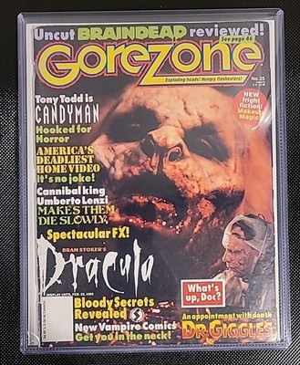 GOREZONE issue 25 horror CANDYMAN Bram Stoker's DRACULA braindead DR GIGGLES