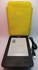 Kobo N647 Wireless eReader Black Tested & Working 6" Screen