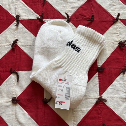 Vintage Adidas Socks NOS Deadstock Sportswear White