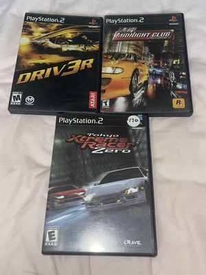 PS2 Lot Of (3) Racing Games Midnight Club Driver Tokyo Extreme All CIB W/Manuals