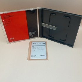 1990 TurboGrafx 16 Splatterhouse Case, Manual, HuCard *Excellent Condition*