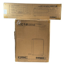 QSC KC12 Active 12" 3-Way Column Loudspeaker System with Bluetooth White Works