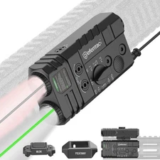 Defentac Green/IR Laser & White/IR Flashlight Combo Mlok Picatinny 1450 Lumens