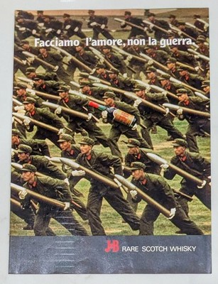 Vintage 1979 J&B Rare Scotch Whisky Italian Ad 8'' x 11''