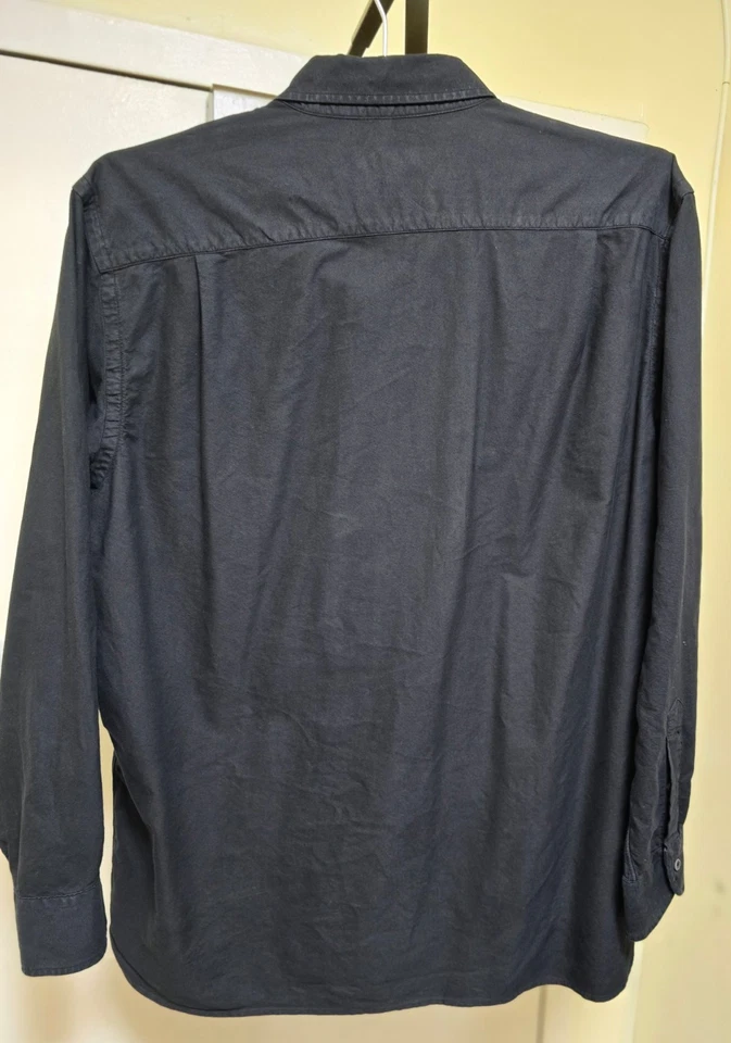 Cremieux Etiqueta Azul Grande y Alto Calce Clásico Sólido Oxford Manga Larga XLT PHANTOM Foto 2 de 4