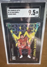 2022 Panini Donruss Optic - Rookie Kings Case Hit Sam Howell #RK-20 (RC)