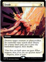 Erode (Extended Art) - Foil - Secrets of Strixhaven