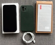 Apple iPhone 12 Schwarz 64 GB ohne Simlock inkl. Hülle 