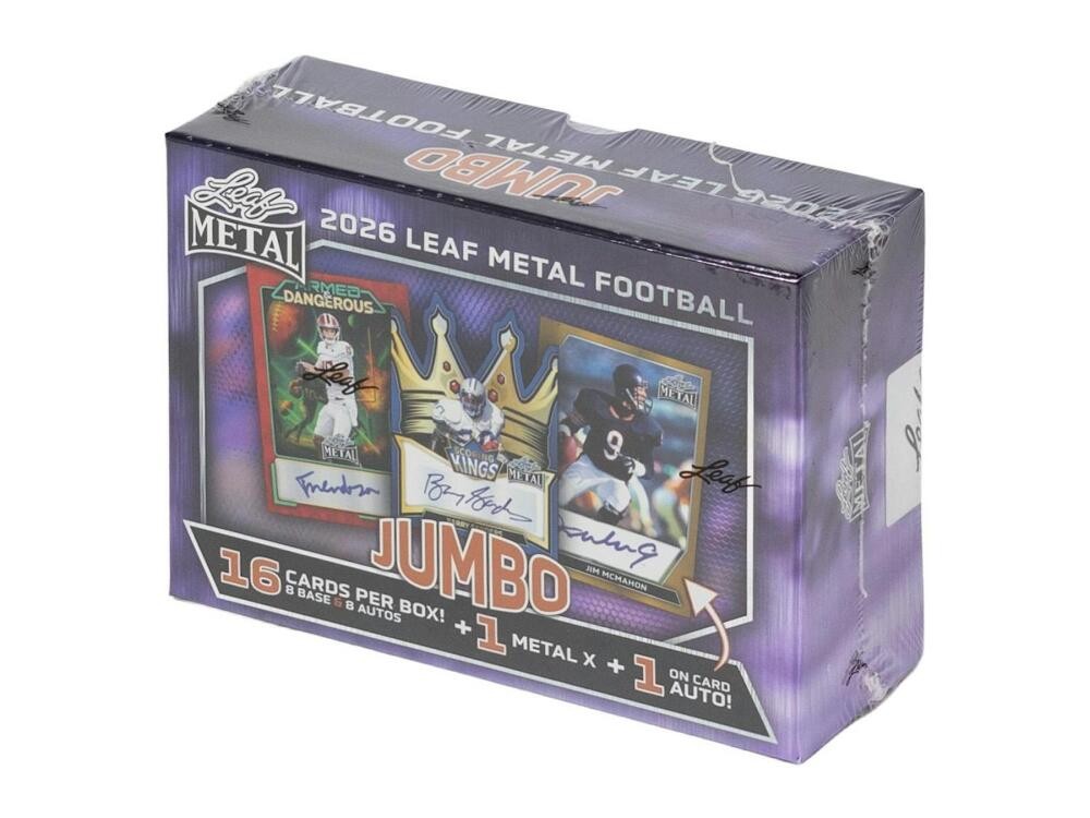 2026 Leaf Metal Football Hobby Jumbo Box | eBay