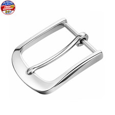 1.5" 40mm Belt Buckles Replacement Heavy Duty Stainless Steel Single Prong Squa
