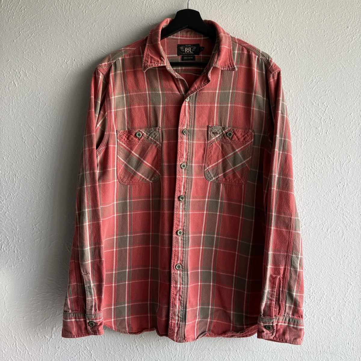 RRL Red Shirts for Men for sale | eBay