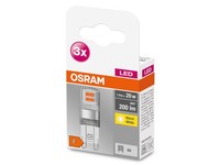 Osram 3X Led-Kapsellampe G9 1,9W = 20W 2700K Warmweiß