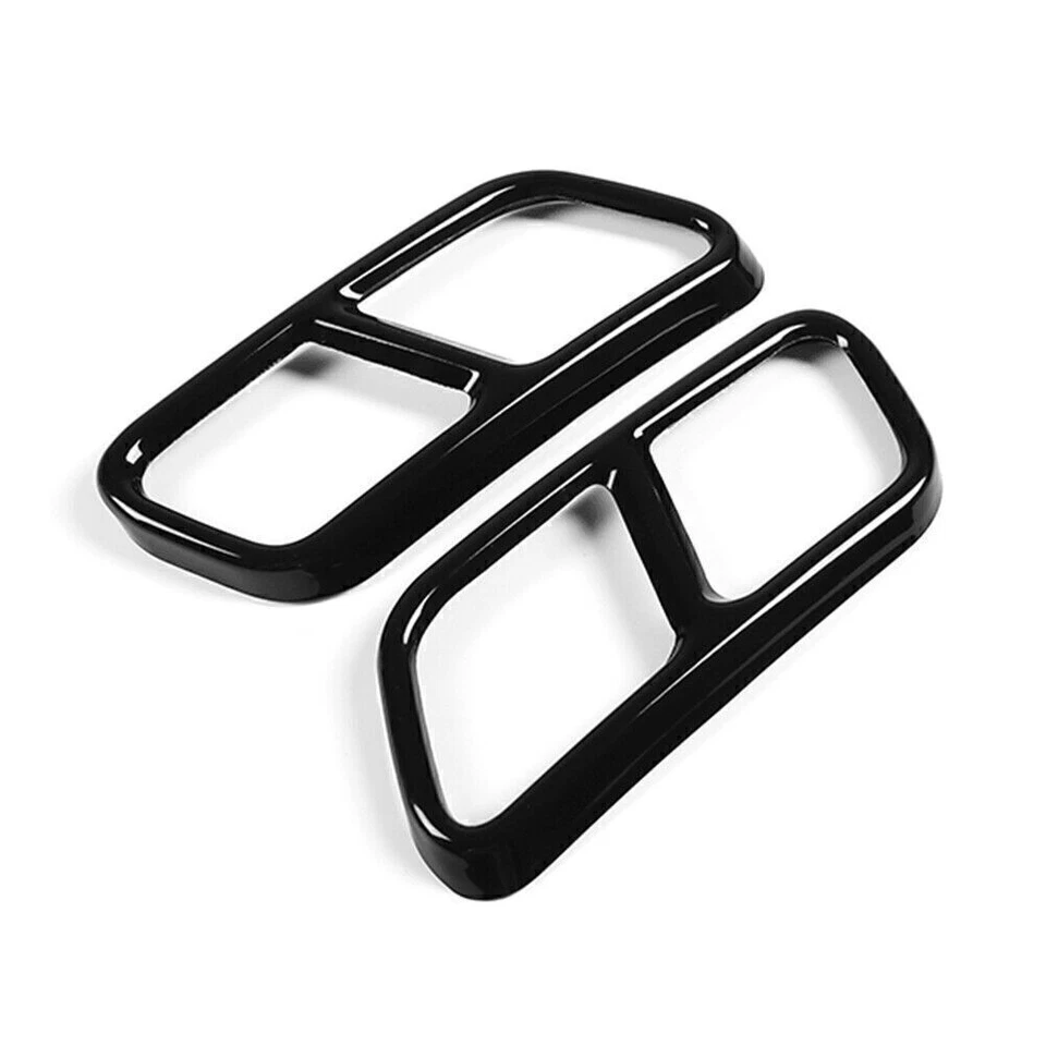 For Mercedes Benz S Class W221 W22 10+ Rear Exhaust Muffler Tail Pipe Cover Trim Foto 3 de 4