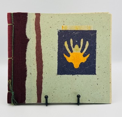 Handmade Scrapbook Journal Photo Album Sketchbook Handsewn Bindings  8''x9''