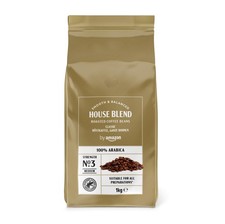 by Amazon House Blend Coffee Beans, Medium Roast, 1kg, 1 kg (Pack of 1)  18.99 per kilo
