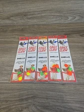 5 Pks Eagle Claw Fishing 2-Way Spinner Snells 128 Fish Hooks - Size 8 Aberdeen