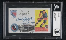BAS Authenticated Bill Gadsby BGS Authentic Auto HOF ji8