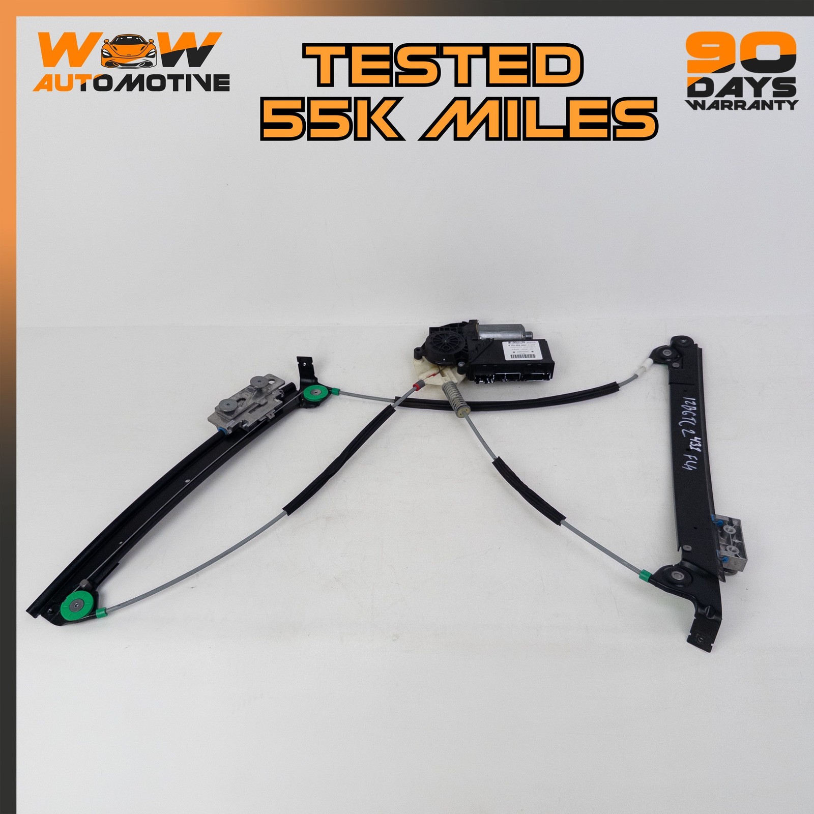 07-17 BENTLEY CONTINENTAL GTC FRONT LEFT DOOR WINDOW REGULATOR MOTOR ASSEMBLY OE