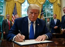 Donald  Trump Oval Office AI Generated Photo MAGA White House, USA 8X10 Print