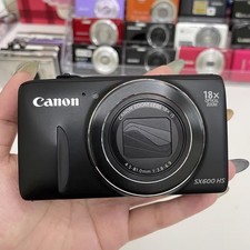 Canon Power Shot SX600HS 16.0 MP18X Optical Zoom Digital Camera Black -90% New