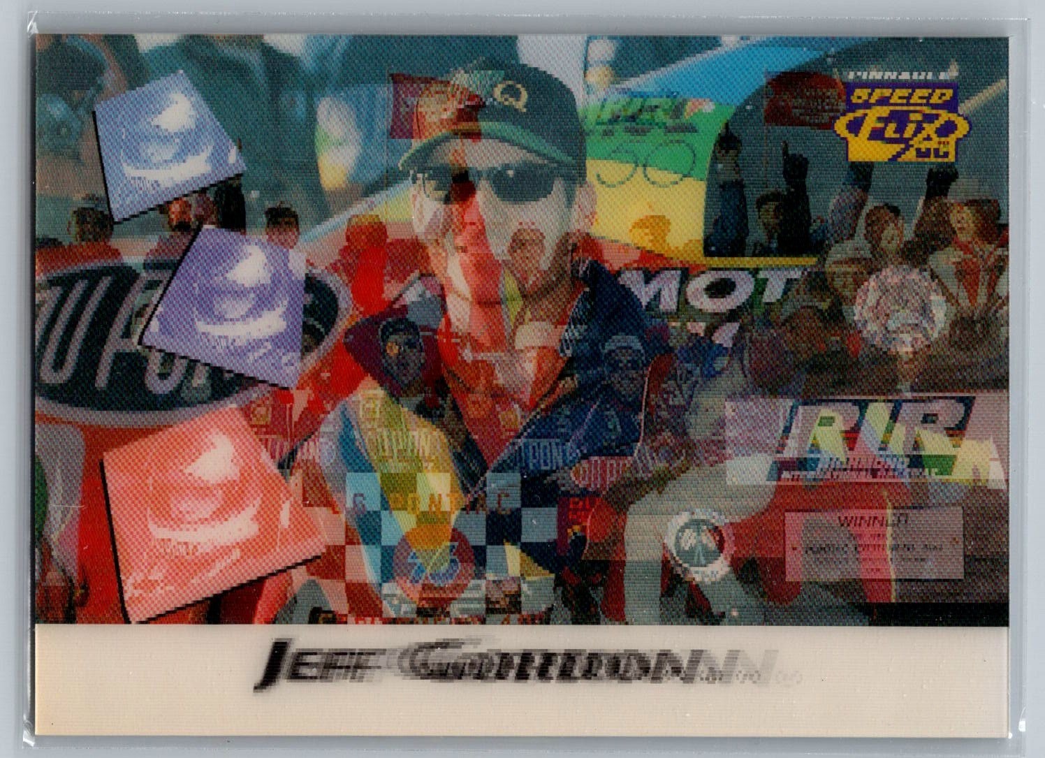 1996 Pinnacle Speed Flix Jeff Gordon Hendrick Motorsports Dupont HOF